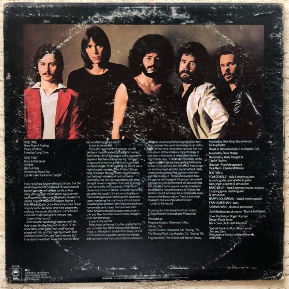 Boston Vinyl Lp - Picture 4 of 7